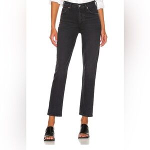 Citizens of Humanity High Rise Straight Jean in color Frolic. Sz- 28